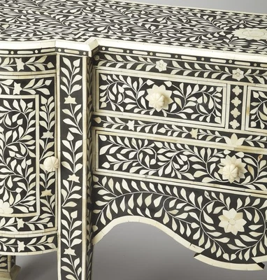 Butler Black Bone Inlay Buffet-Artisan Crafted Piece - Image 1 of 3