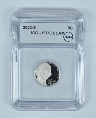 2022-S Jefferson Nickel PR70 DCAM ICG - Image 1 of 4
