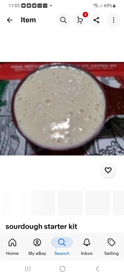 Arrancador de masa madre 1 taza arrancador listo para comenzar a hornear Foto 1 de 1