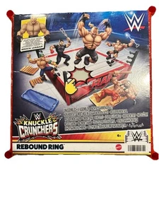 WWE Knuckle Crunchers Rebound Ring Mattel w Brock Lesnar Wrestling Figure NIB - Picture 1 of 3