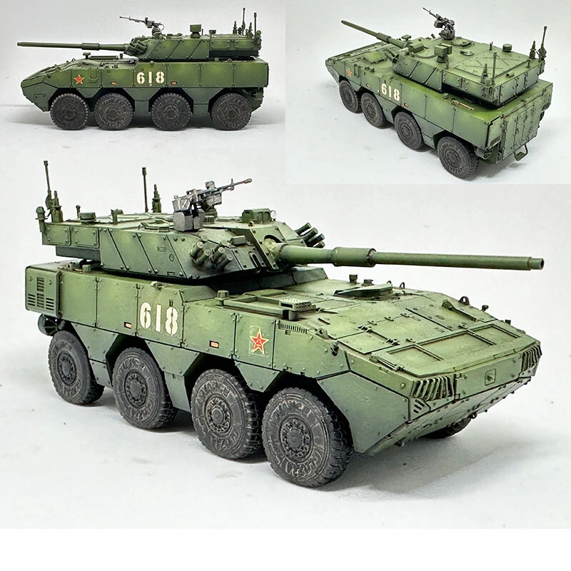 1/72 Chinese Type 19 105mm Wheeled Assault Gun Painted Finished Resin Model Toys - Image 1 of 4