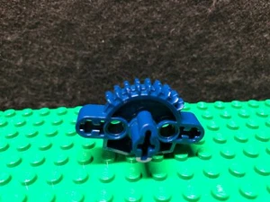 BIONICLE Lego Brand Matoran Torso Gear 9 tooth 3 axle holes 44810 Dark Blue - Picture 1 of 2