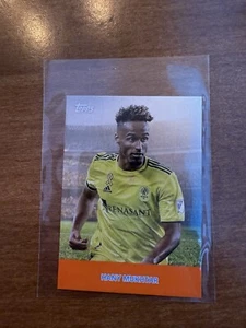 2022 Topps MLS Hany Mukhtar Mini Orange Parallel 12/25 Insert MVP Nashville Rare - Picture 1 of 2