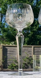 ST LOUIS CRYSTAL RIESLING HOCK 7 INCH STEMMED WINE GLASS - FRANCE - Picture 1 of 10