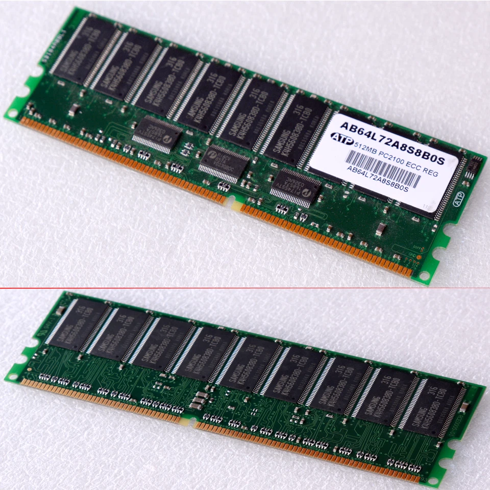 ATP AB64L72A8S8B0S Memory RAM 512MB ECC Reg PC2100 Server Storage M278 - Image 1 of 1