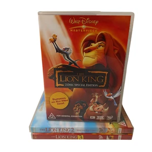 The Lion King 1 2 3 Special Edition DVD Animation Children Circle Life R4 VGC - Picture 1 of 14