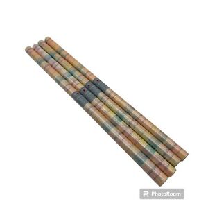 Vintage Gift Wrapping Paper Rolls Abstract Pastel Stripes Southwestern NOS