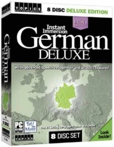 Instant Immersion German Deluxe PC CD language learning curriculum speech tools! - Photo 1/1