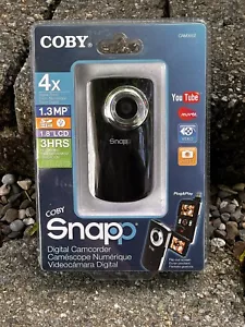 COBY Snapp Digital Camcorder CAM3002 Lasts 3 Hours 1.8” Screen 4x Magnify NEW - Picture 1 of 2