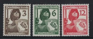 Alemania 1937 Juego Portador Escudo Sc# 481-83 NH - Imagen 1 de 1