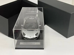1/18 Lamborghini Aventador LBWK Matte Silver Carbon Base model # 1 of 50 SE1021 - Picture 1 of 10