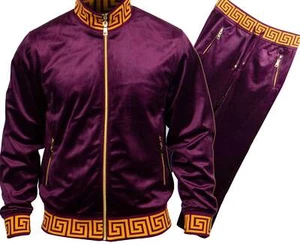 Juego de Jogger Prestige JGS-120 Cremallera Completa Terciopelo Púrpura - Imagen 1 de 7