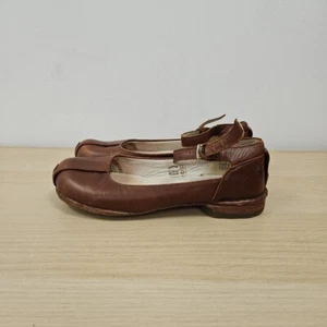 Dr Martens Vintage Y2k 11715 Mary Jane Brown Leather Ballerina Shoes Pumps Uk 4 - Picture 1 of 8
