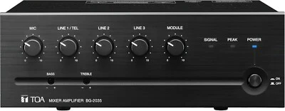 TOA BG-2035 CU 5 Channel Mixer Amplifier - Image 1 of 2