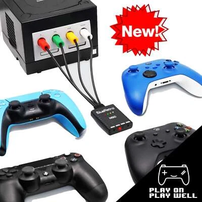 Adattatore controller wireless 4P Blueretro per NGC Nintendo Gamecube - Immagine 1 di 4