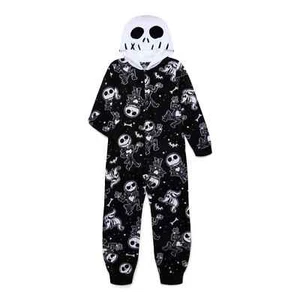 The Nightmare Before Christmas Disney Boys Medium Union Suit Pajama Halloween - Picture 1 of 2