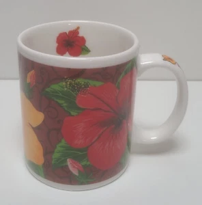Islander Group ~ "HIBISCUS MEDLEY" ~ Taza Floral Tropical Hawaiana ~ 10 OZ - Imagen 1 de 7
