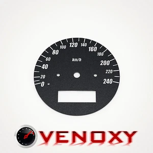 Honda VTX 1800 C 02-07 KM/H Replacement Instrument Cluster Black Gauge Faces - Picture 1 of 1