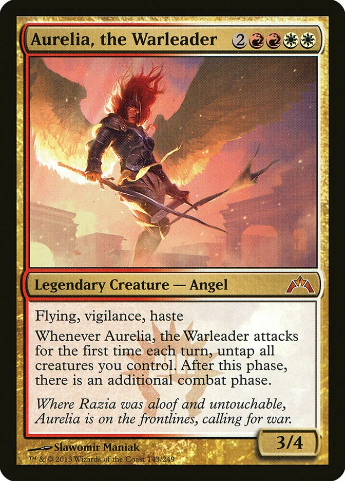 Aurelia, the Warleader Gatecrash English  Mtg Magic (Mint-Nm) - Image 1 of 1