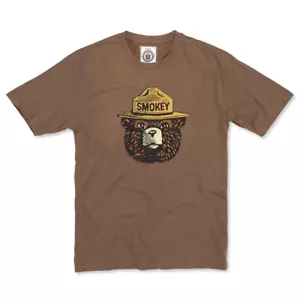American Needle Red Jacket Brass Tacks SMOKEY BEAR T-Shirt - Picture 1 of 1