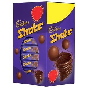 Cadbury Dairy Milk Shots, Chocolate Balls, Carton Pack (58 x 3.6 g), 208.8 g - Picture 1 of 2