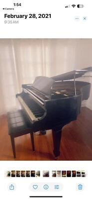 Schafer & Sons SS-53 Baby Grand Piano with Player System 5'3" Polished Ebony - Image 1 of 4