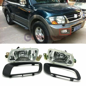 2X Front Fog Lights Lamps+Cover For MITSUBISHI Pajero Montero V73 V75 V77 00-03 - Picture 1 of 8