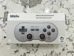 8BitDo (80DM) SN30 Pro Bluetooth Gamepad with Hall Effect Joysticks, Gray - Picture 1 of 4