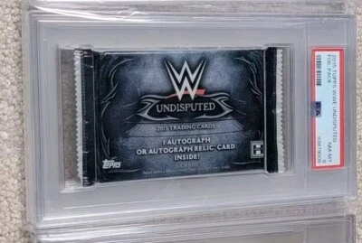 PSA PACK 2015 Topps WWE Undisputed On Card Autograph Signed RC Lynch QUAD FISTO? - Image 1 of 2