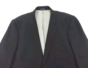 Tommy Hilfiger Herren 50 L dunkelblau gestreift Wolle Sport Mantel Blazer Jacke - Bild 1 von 15