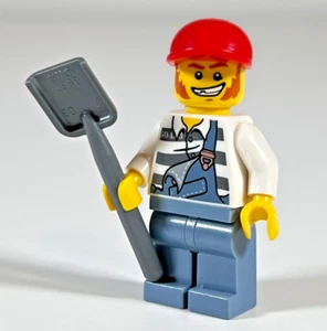 LEGO Jail Prisoner Minifigure from Forest Police Station cty0265 4438 4440 o2 - Picture 1 of 4