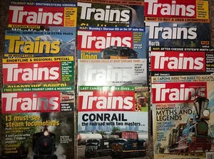 Trains 2012 Magazine 12 Issues January February March April May June July Aug - Picture 1 of 6