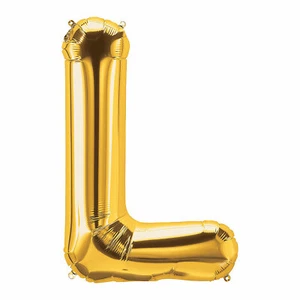 L Gold Letter 34" Mylar Balloon - Party Decor - 1 Piece - Picture 1 of 1