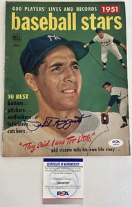 Phil Rizzuto Signed Baseball Stars Magazine NO Label PSA/DNA,1951,Auto,B119 - Picture 1 of 4