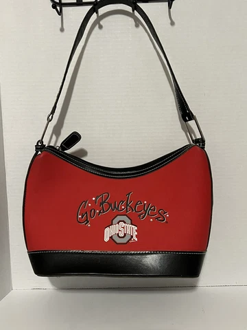 Go Buckeyes Red Purse Ohio State University Handbag College Football Cover