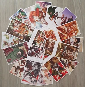 Anime Attack on Titan Postkarte, Postkarte Attack on Titan Manga + Lomo Karten - Bild 1 von 5