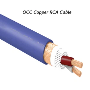 Audio FA-αS22 OCC Copper Bulk Cable DIY RCA/XLR Signal Wire Balanced Cord - Picture 1 of 10