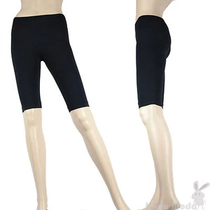 LO ÚLTIMO PANTALONES CORTOS DE BICICLETA ELÁSTICOS ATLÉTICOS SPANDEX LEGGINGS LONGITUD RODILLA XS S M L - Imagen 1 de 1