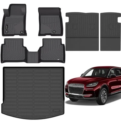 Jenofa-Car Floor Mats for Lincoln Corsair 2020-2025 All Weather  - Image 1 of 4