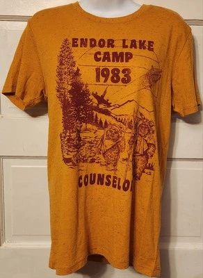 Camiseta manga corta diseño Ewok Endor Lake Camp de Star Wars para hombre XS nueva con etiquetas Foto 1 de 4