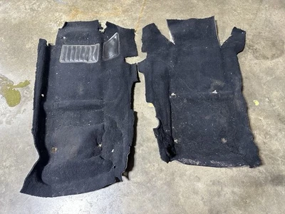 90-96 Nissan 300zx Z32 Black Interior Floor Carpet 2+0 - Image 1 of 3