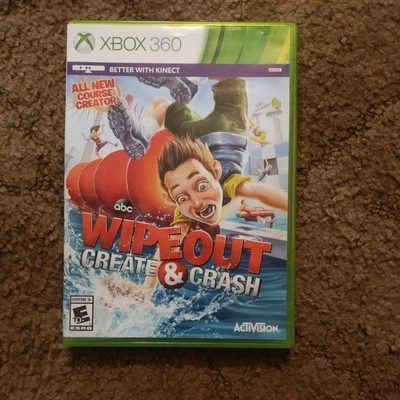 Wipeout: Create & Crash (Microsoft Xbox 360, 2013) No Manual, Tested - Image 1 of 3