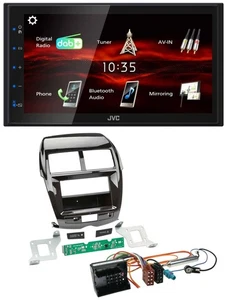 JVC USB Bluetooth MP3 DAB 2DIN Autoradio für Citroen C4 Mitsubishi ASX Peugeot 4 - Bild 1 von 8