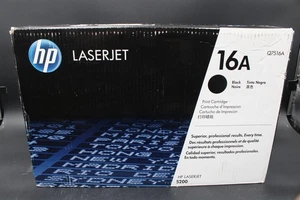 Genuine HP 16A BLACK High-yield Toner Cartridge - Sealed Damage box - Picture 1 of 5