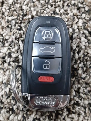Audi A4 A5 S4 S5 Coupe Q5 4 Button Smart Key Fob 8T0 959 754 A OEM - Image 1 of 4
