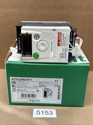 Schneider Electric ATV12H037F1 Altivar 12 AC Speed Drive VFD 9006245005 NOS - Imagem 1 de 4