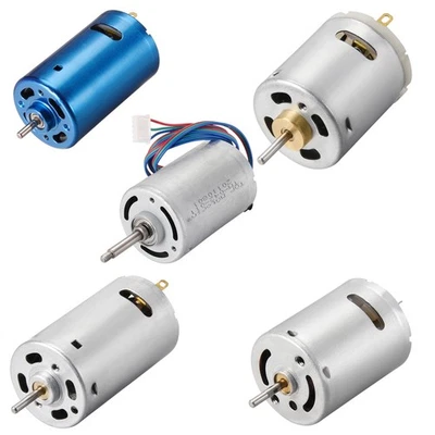 DC  3V-220V 1500-19000RPM Electric DC Motor Round Shaft for RC Boat Toys Model Foto 1 de 2