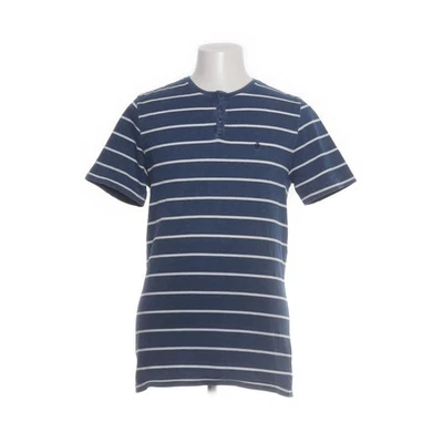 Volcom Brand Jeans, T-shirt, Größe: M, Blau/Weiß, Baumwolle, Streifen #6oo - Bild 1 von 4