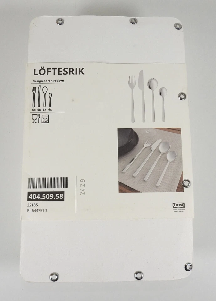 LÖFTESRIK Besteck 24-tlg. Edelstahl Art. 404.509.58 Neu & OVP - Bild 1 von 1