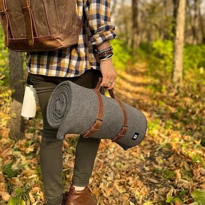 Wool Blanket 90% Wool Brand New 66”x90” 4.5 Pounds - Image 1 of 2